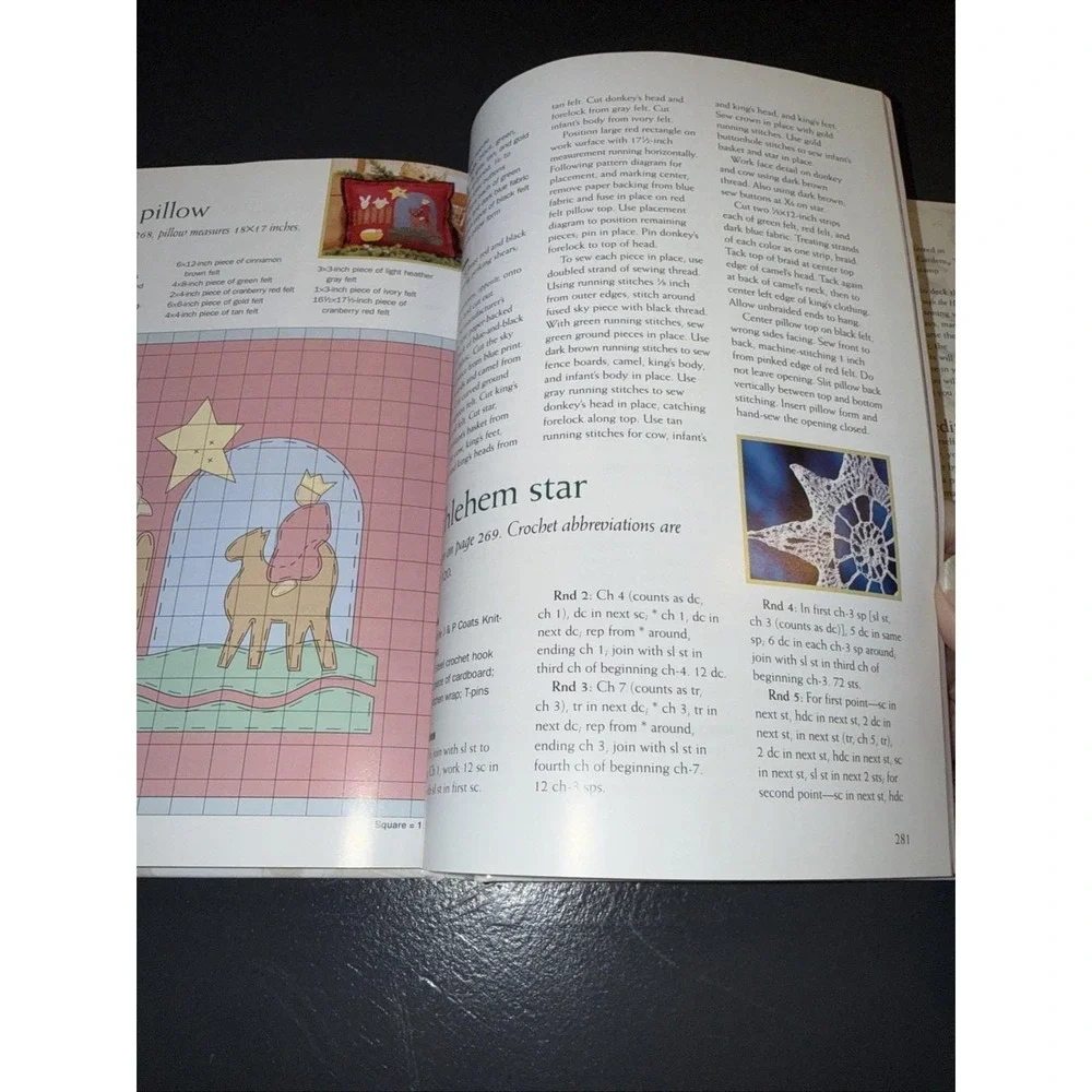 Vintage 1999 Christmas‎ All Through The House Crafts Cookbook Recipes Cook Book